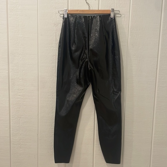ASOS Black PVC pants size 2 - Picture 7 of 8
